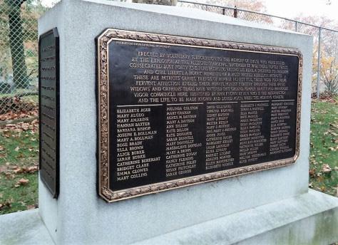 Memorial to those who died in the Allegheny Arsenal Explosion in 1862. Photo by Amanda Spencer.