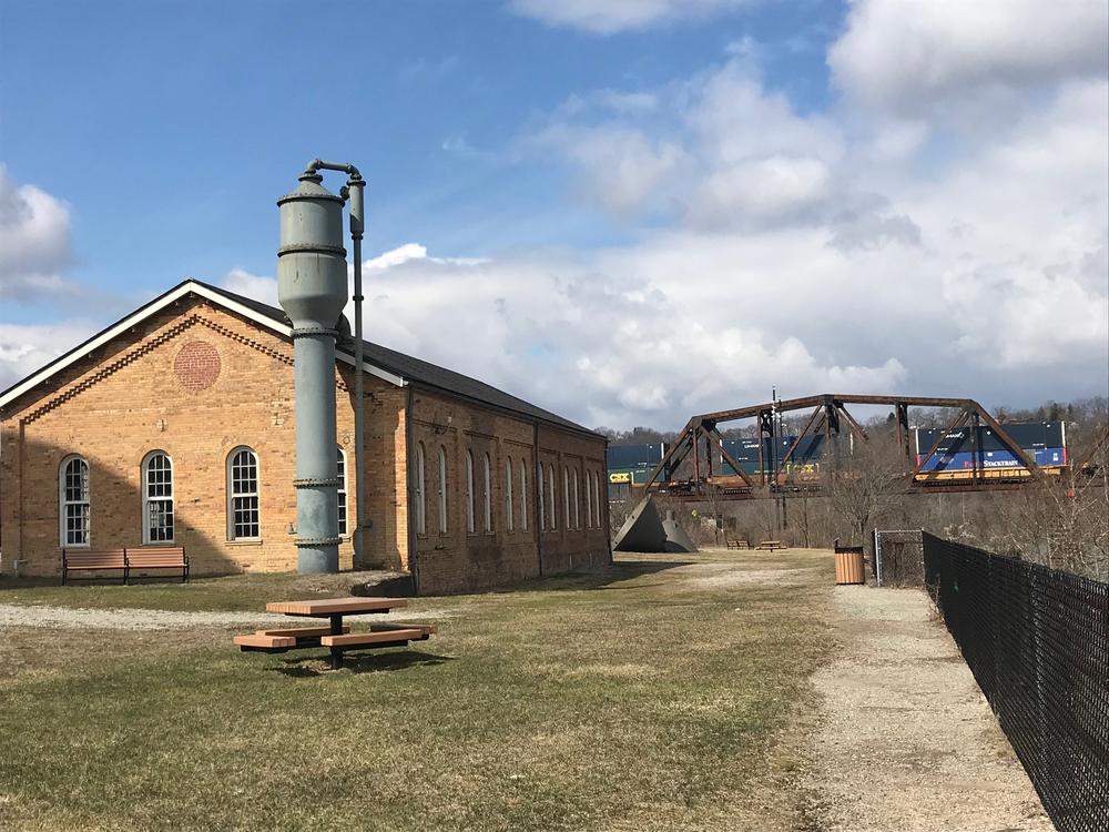 Historic Homestead Pump House, maintained by Rivers of Steel. Photo by Madeleine Henrie
