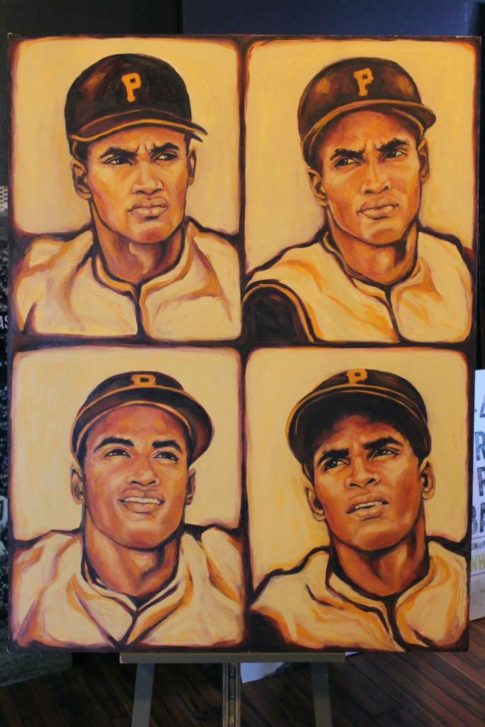 Artwork of Clemente inside of the Clemente Museum Photo by Andrew Mundy, 2022